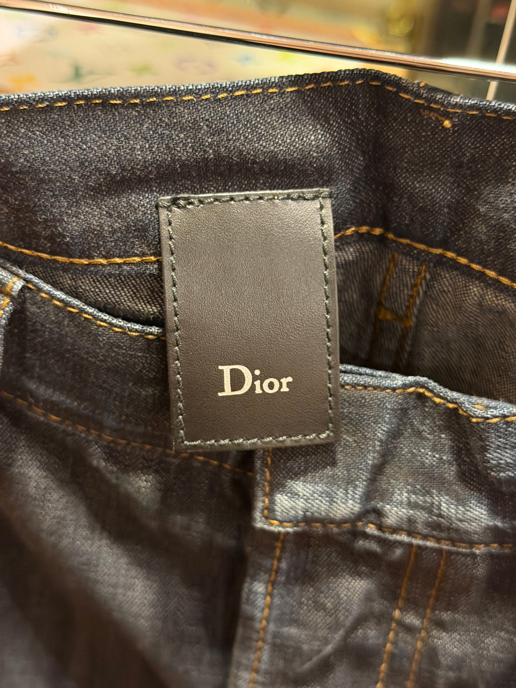 Dior Homme Under a Lucky Denim Jeans