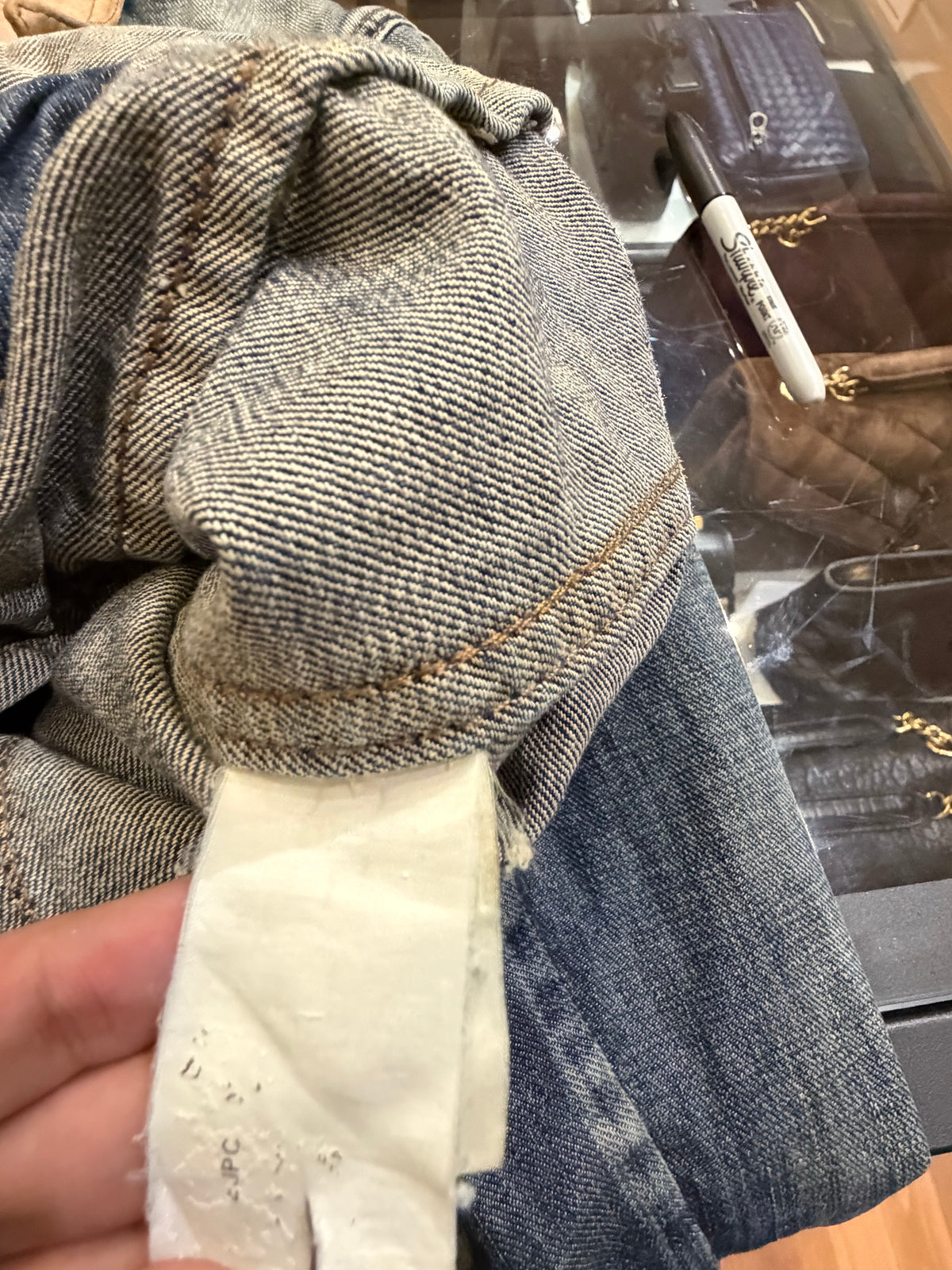 Emporio Armani Corduroy
Collar Denim Trucker Jacket