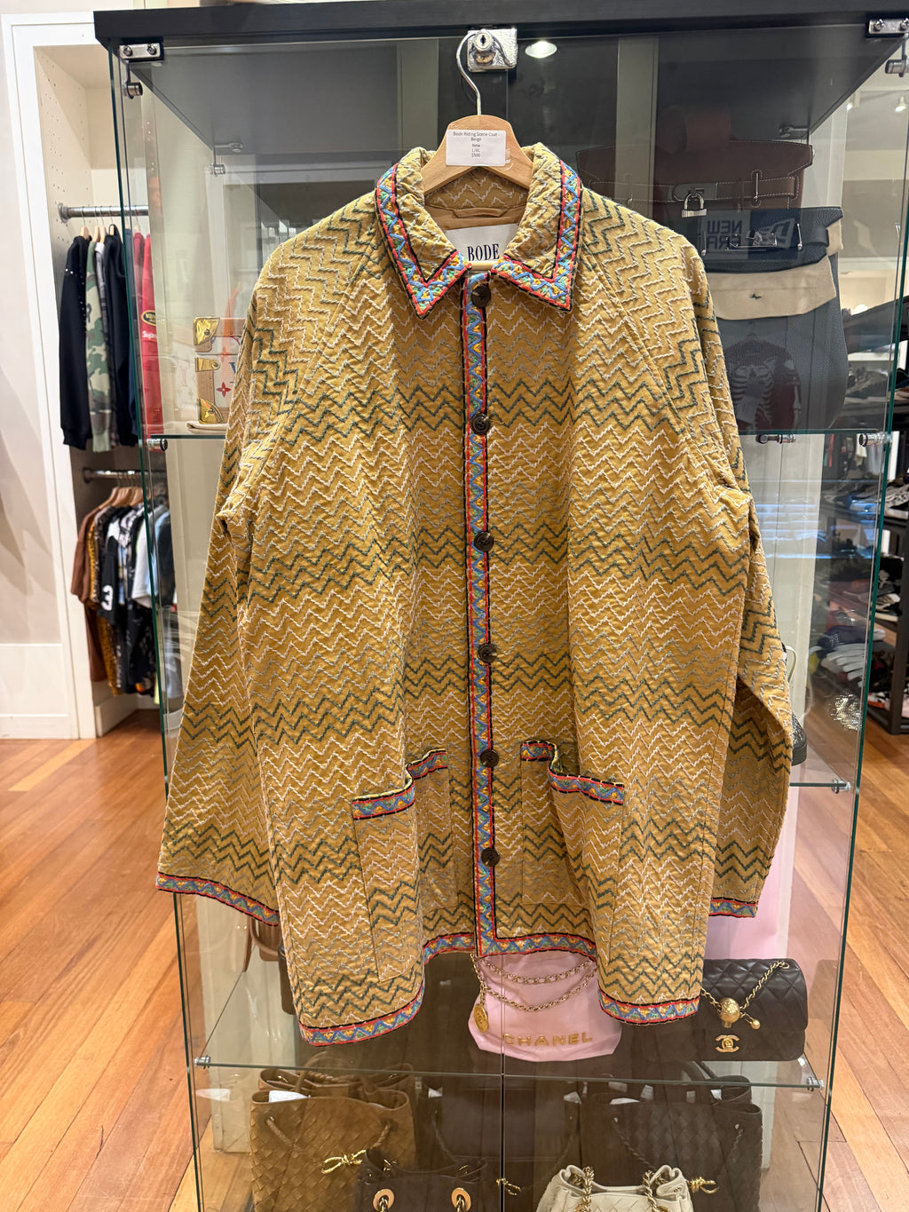 Bode Riding Scene Coat -
Beige