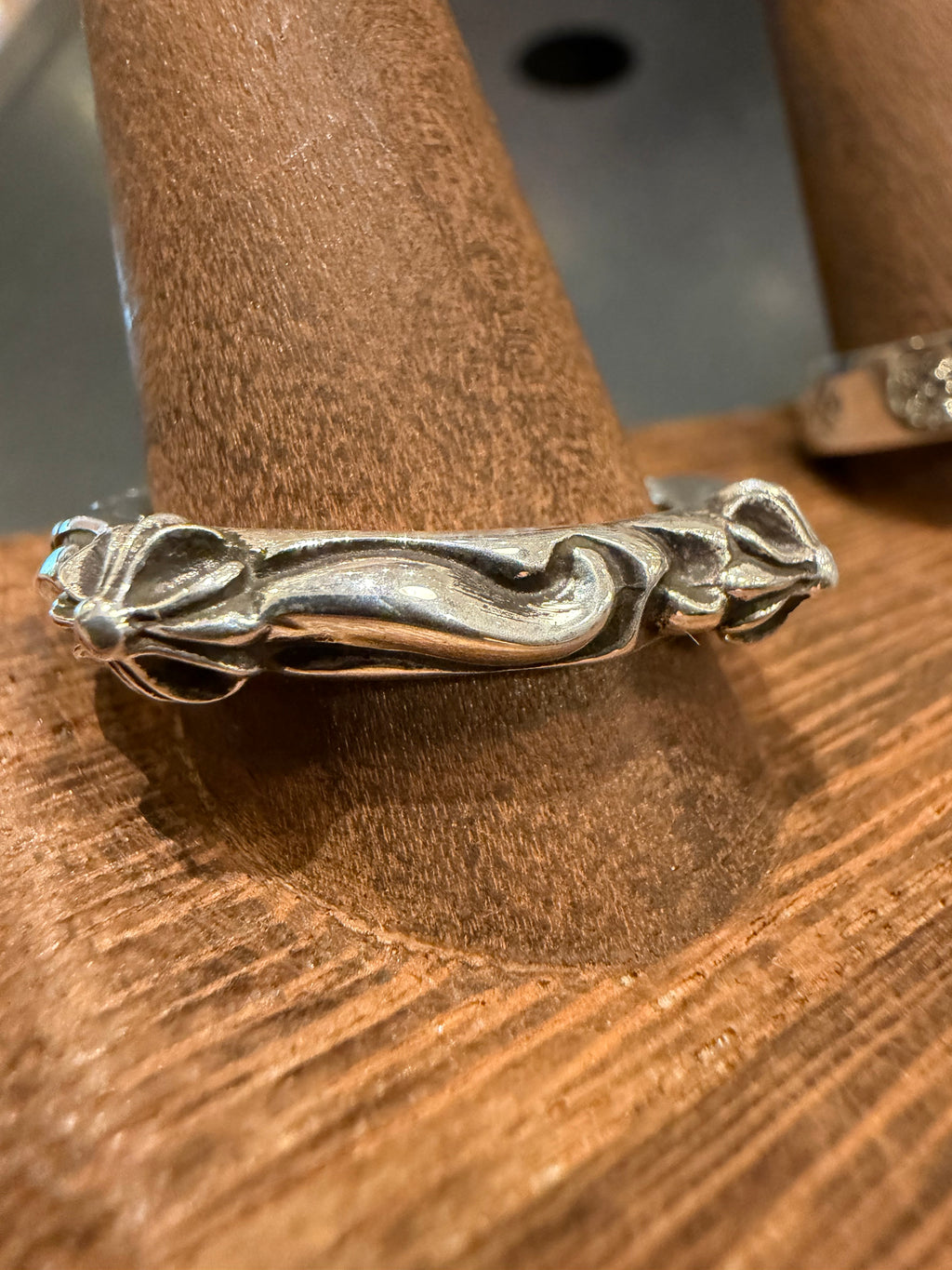 Chrome Hearts SBT Vine Ring Silver - Size 12