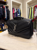 Saint Laurent LouLou Small in Matelassé Lambskin - Black