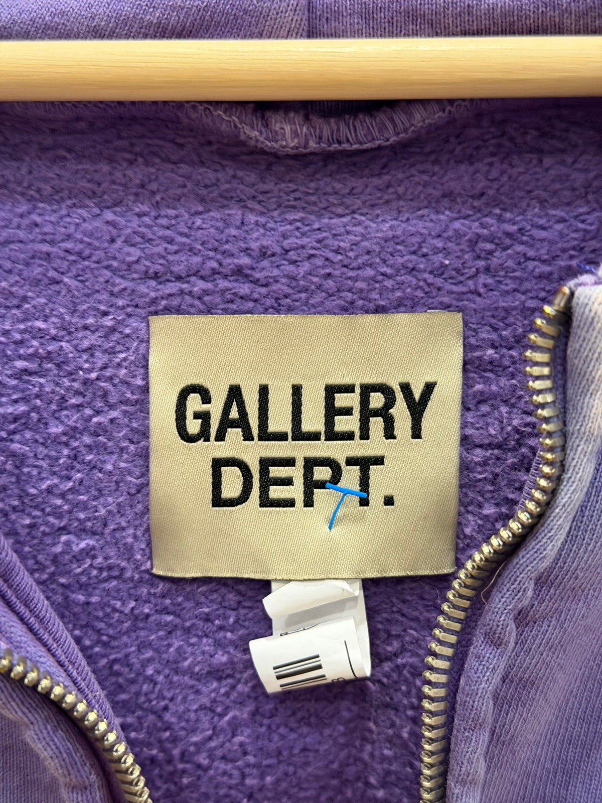 Gallery Dept French Zip Hoodie - Purple