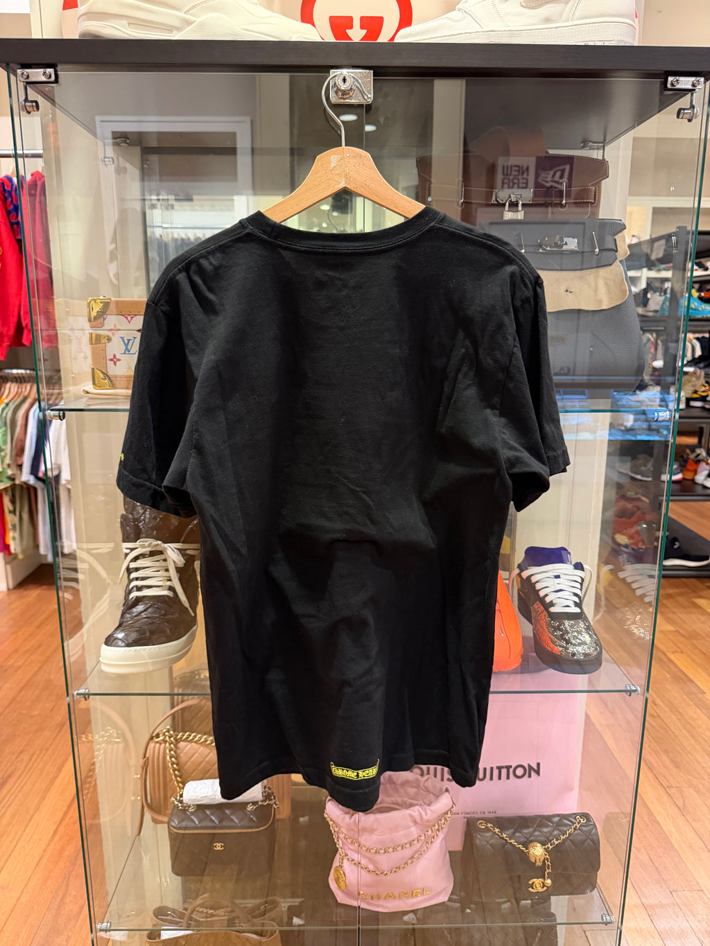 Chrome Hearts Neck Logo Tee - Black