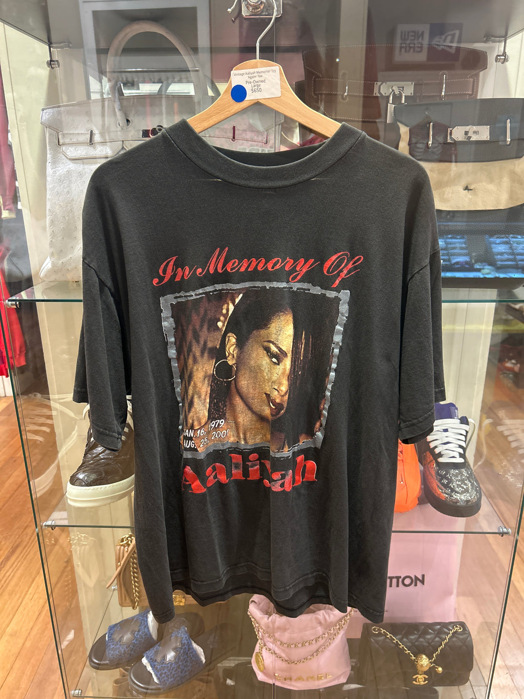 Vintage Aaliyah Memorial 'Try Again' Tee