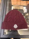 Moncler Beanie - Burgundy