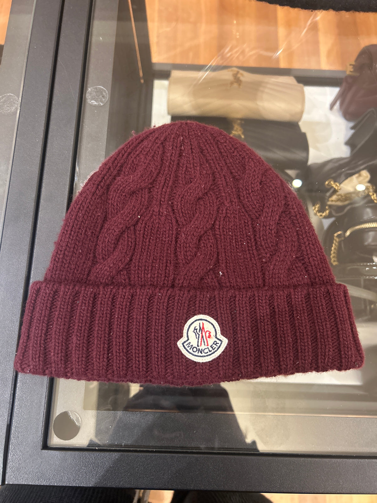 Moncler Beanie - Burgundy