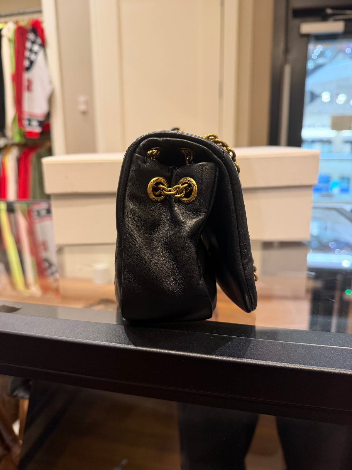 Saint Laurent Jamie 4.3 Mini Patchwork Leather Shoulder Bag