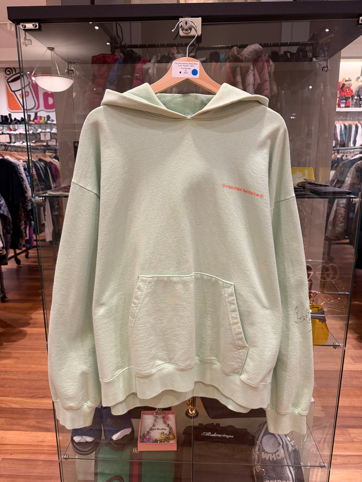 Chrome Hearts x Matty Boy ‘Lust’ Hoodie - Mint