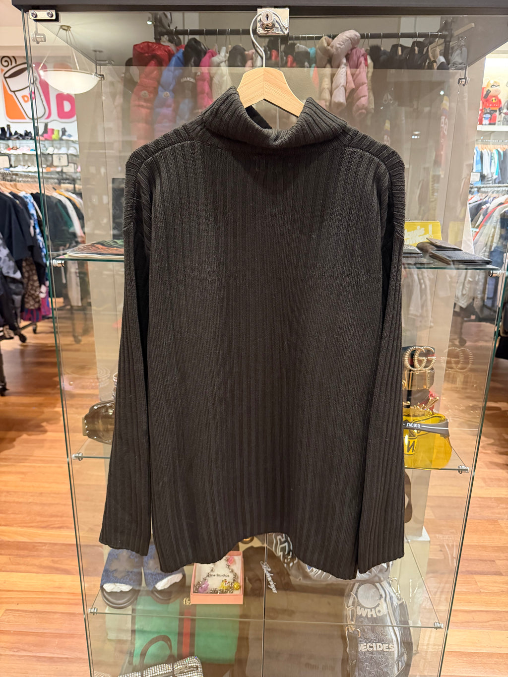 CP Company Ribbed Knit Sweater - Green