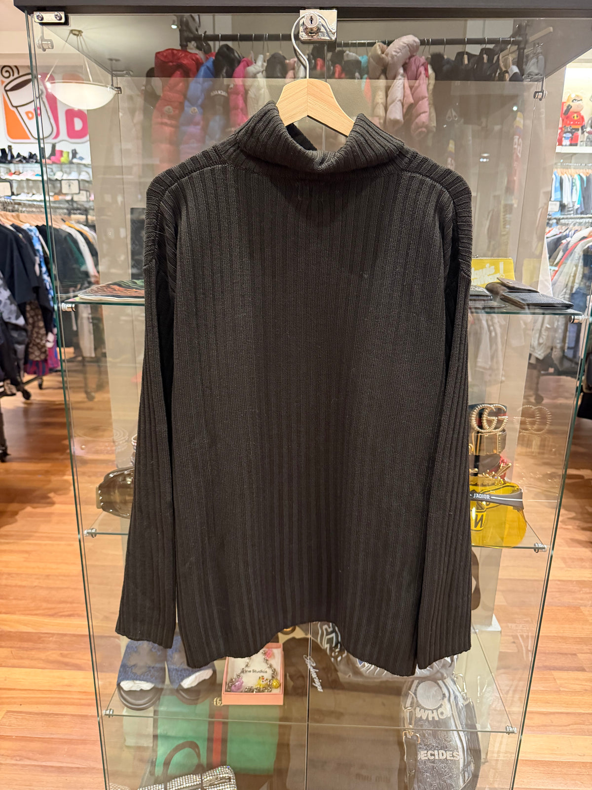CP Company Ribbed Knit Sweater - Green