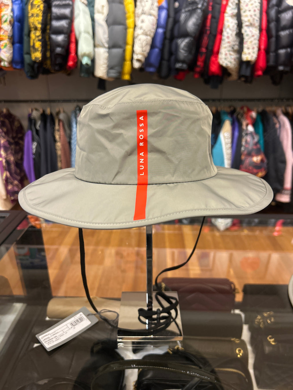 Prada x Luna Rossa Bucket Hat - Light Grey