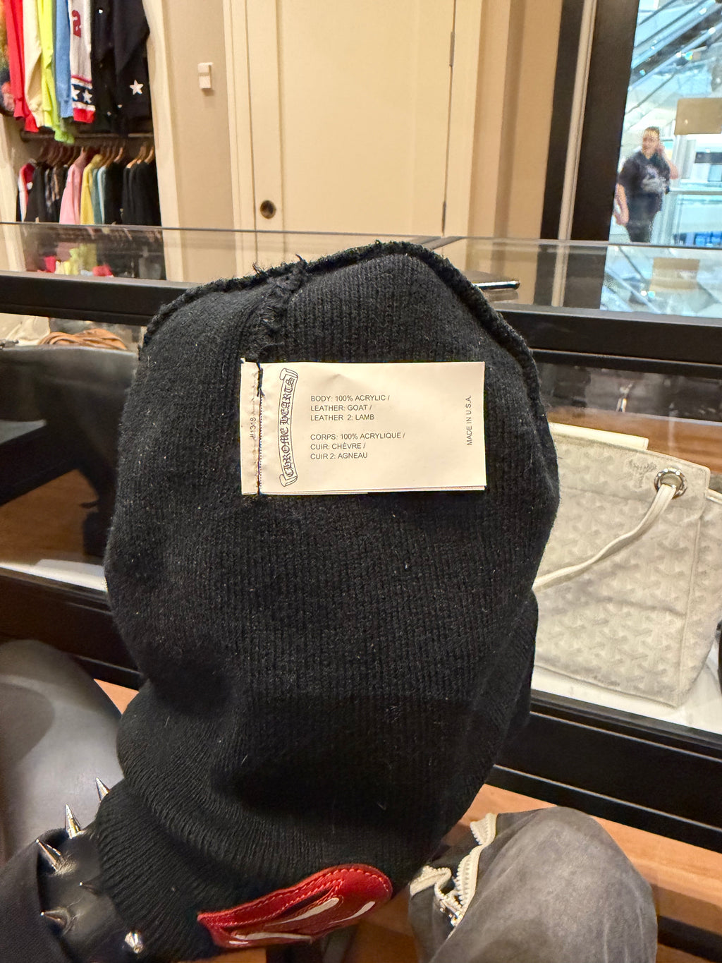 Chrome Hearts x Rolling Stones Logo Beanie