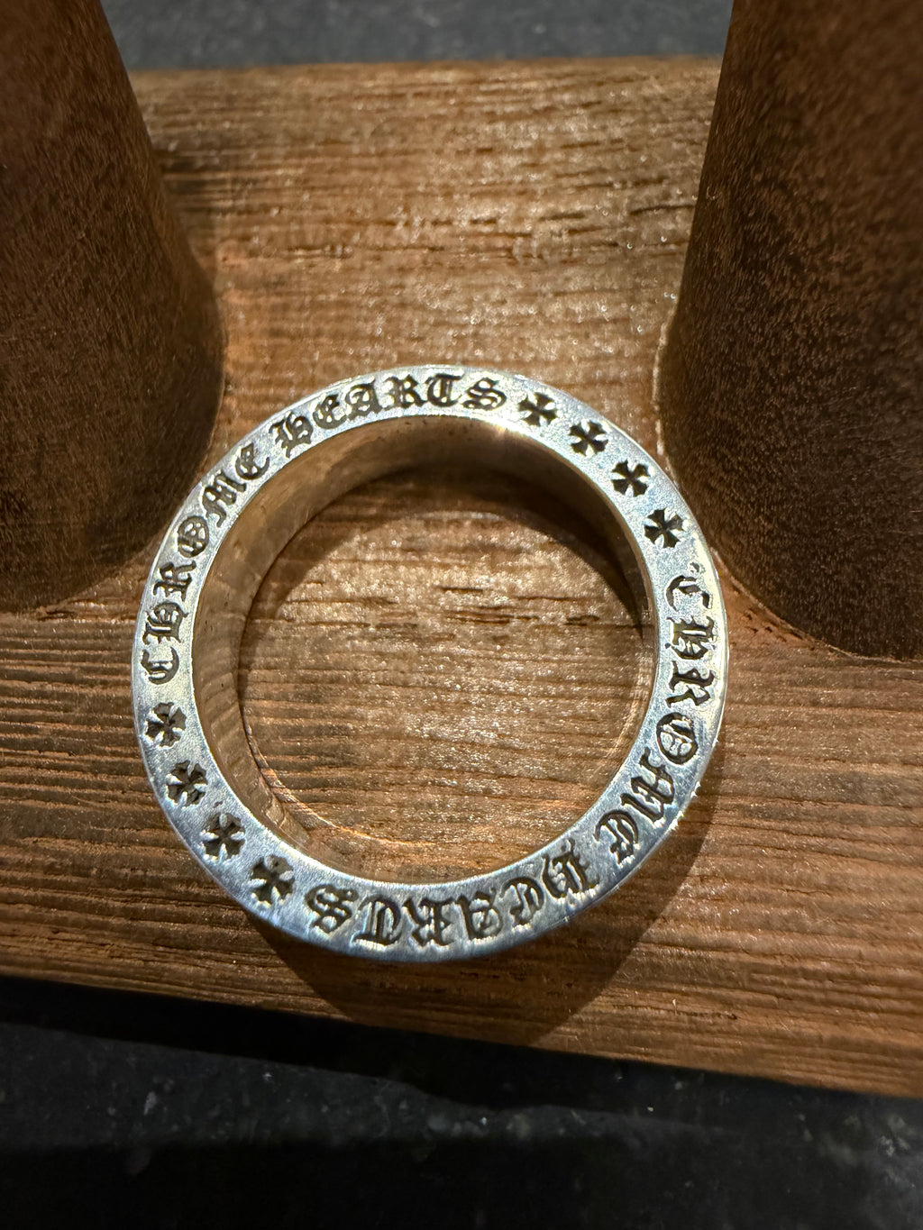 Chrome Hearts CH NYC 6MM Spacer Ring Silver - Size 10
