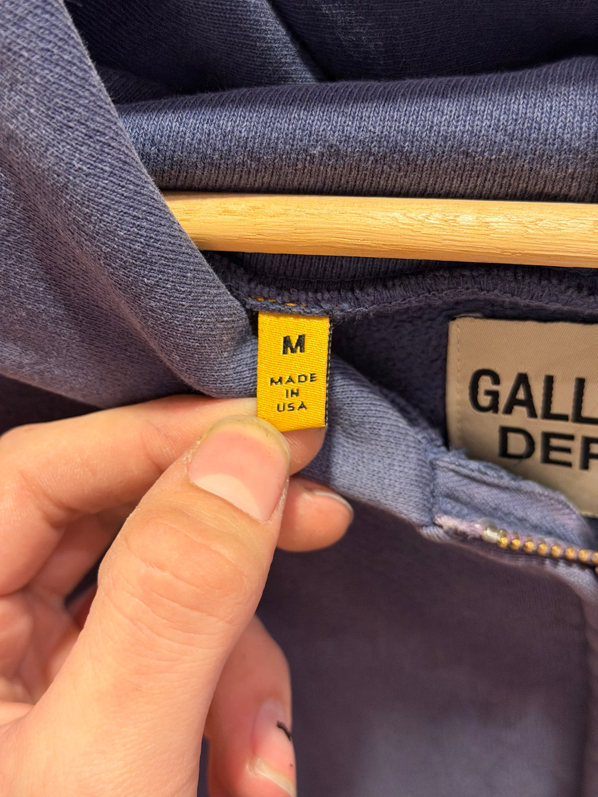 Gallery Dept. Sun Faded Zip Up - Purple