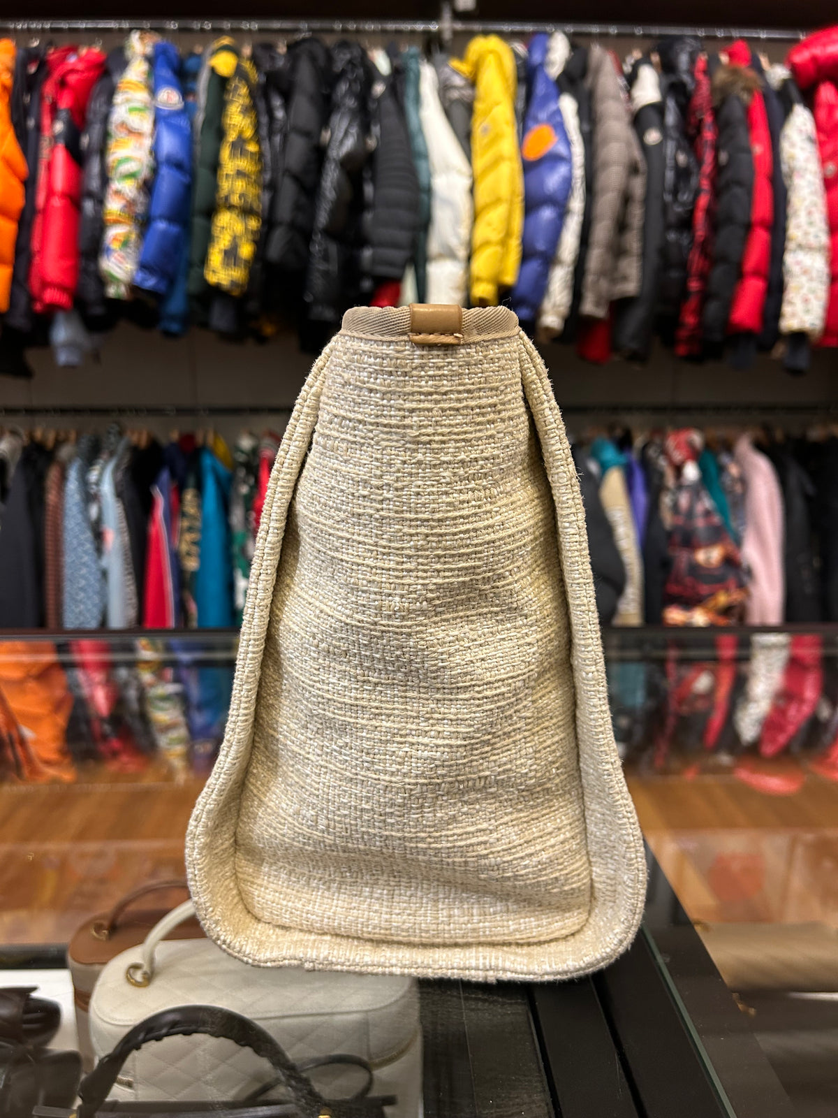 Chanel Deauville Tote Bag - Light Beige