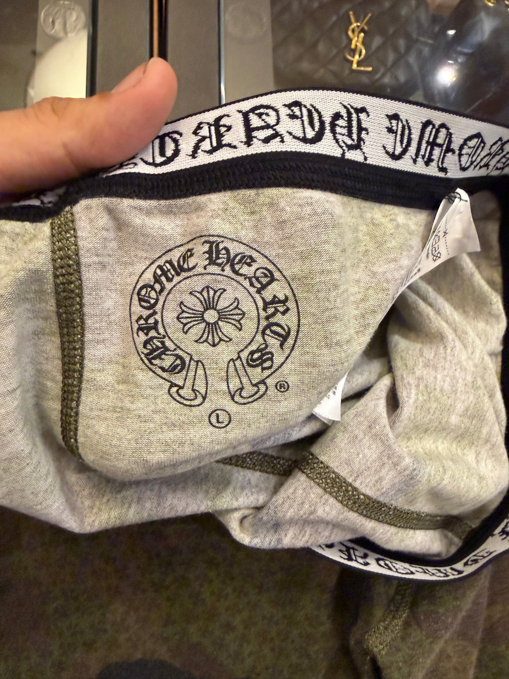 Chrome Hearts Camo
Thermal Leggings - Green