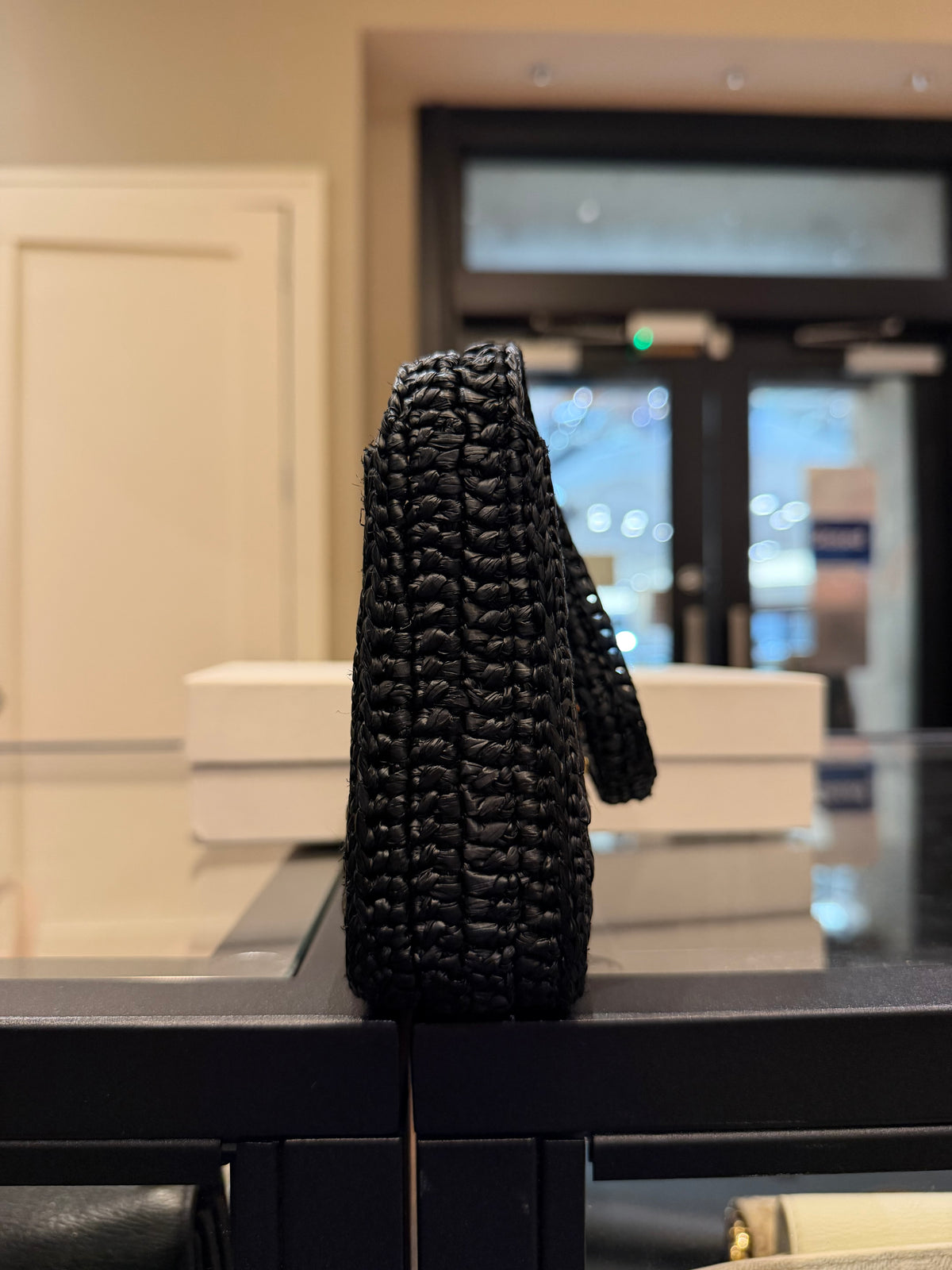 Saint Laurent Raffia Le 5 á 7 Mini
