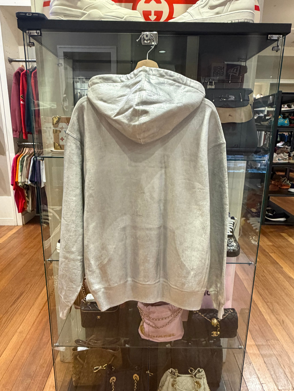 Supreme x MM6 Foil Box Logo Hoodie - Silver/White