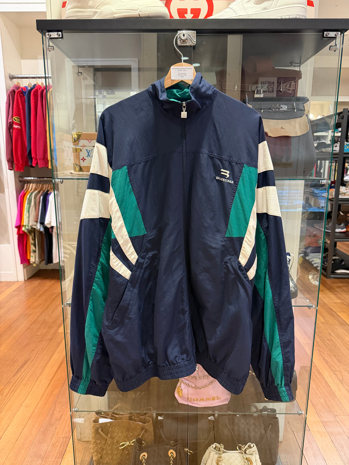 Balenciaga Sporty B Tracksuit Jacket - Blue