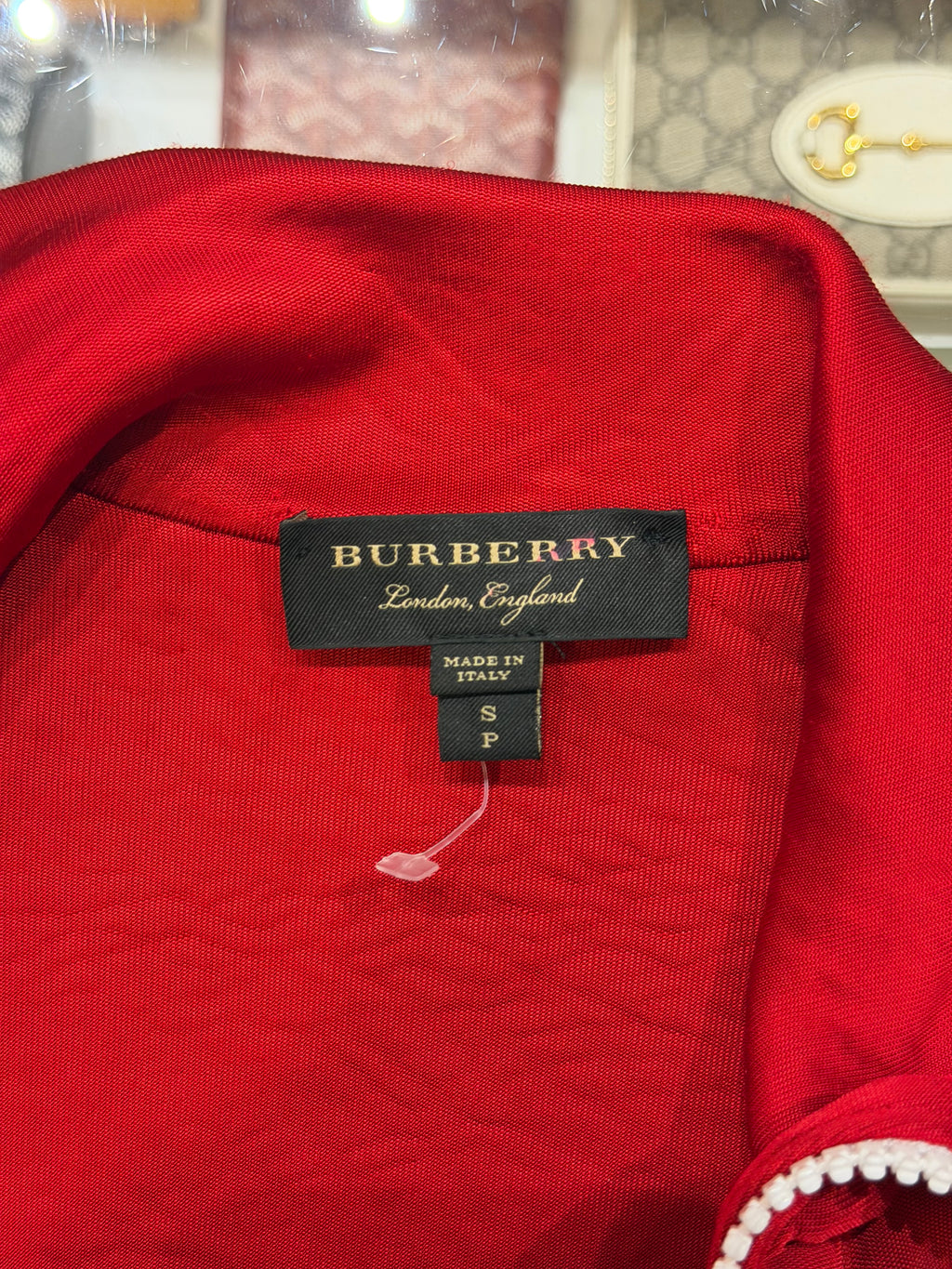 Burberry Track Jacket - Red