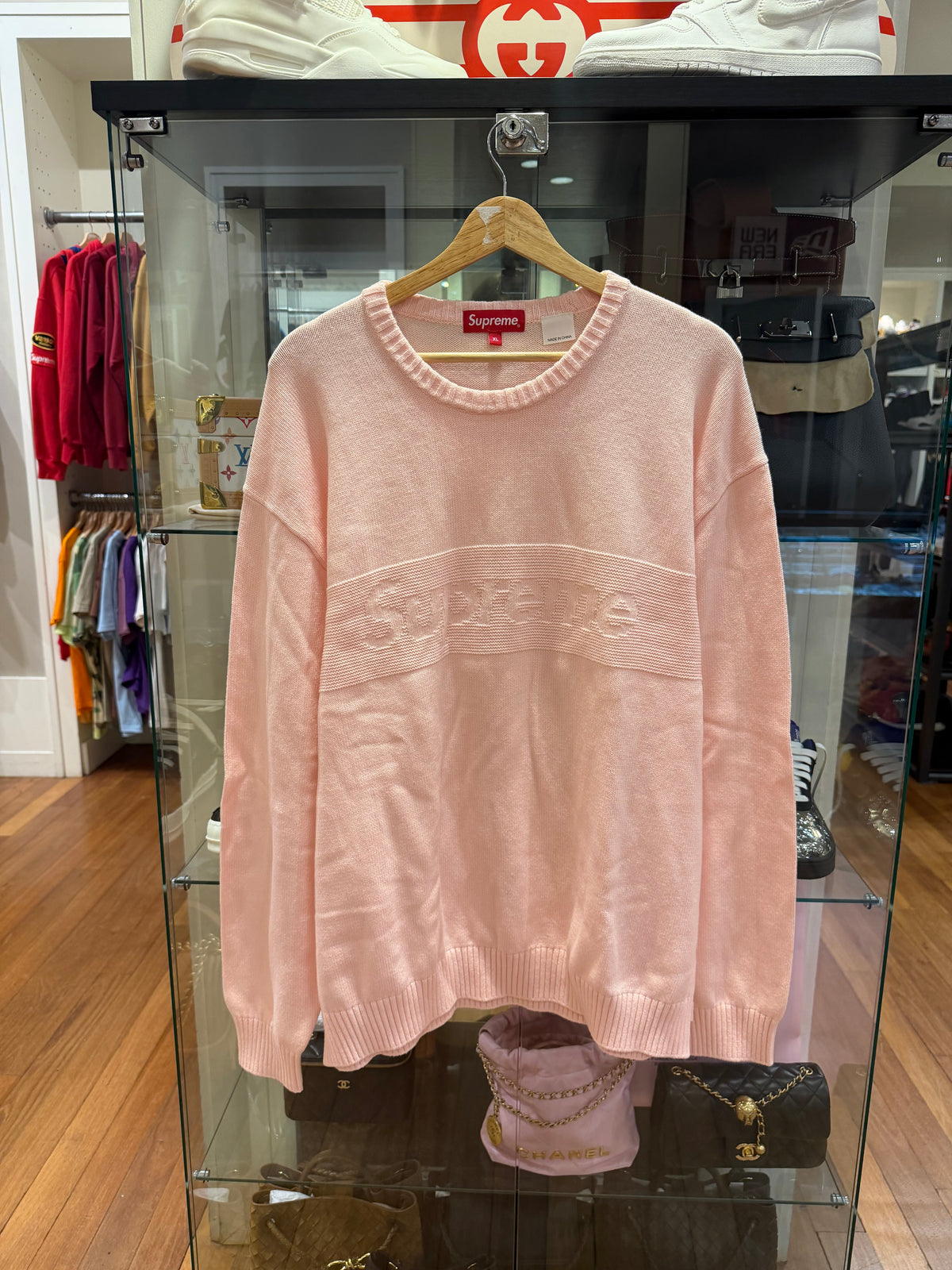 Supreme Tonal Panel Knit Sweater