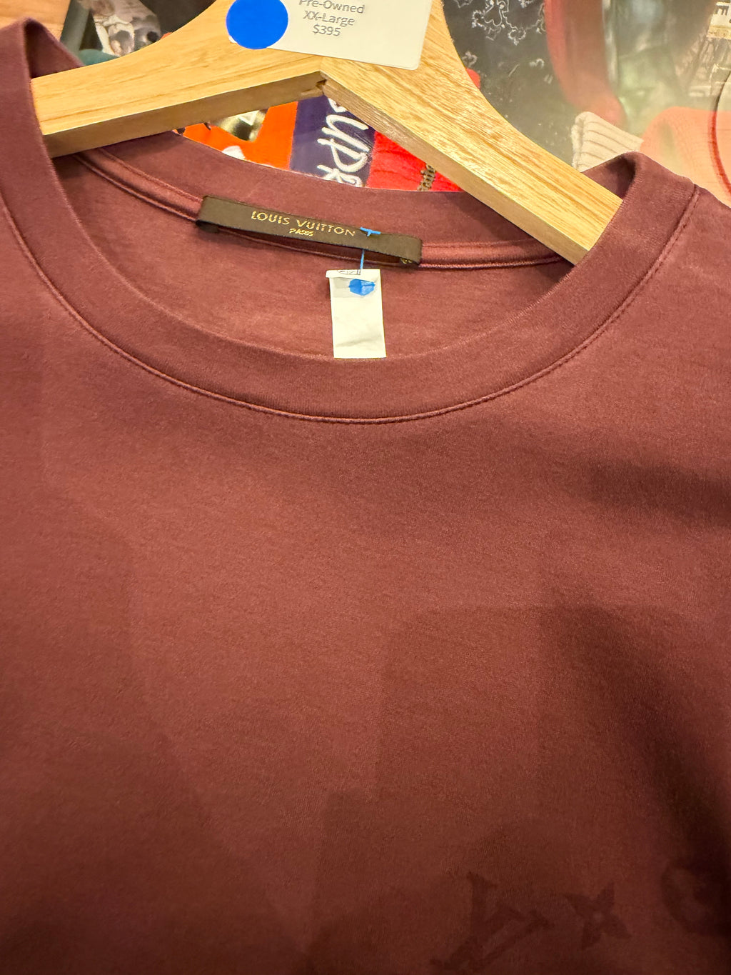 Louis Vuitton Pocket Tee -
Burgundy