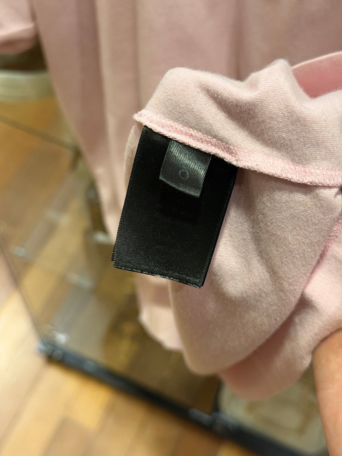 Vetements Size Logo Tee - Pink