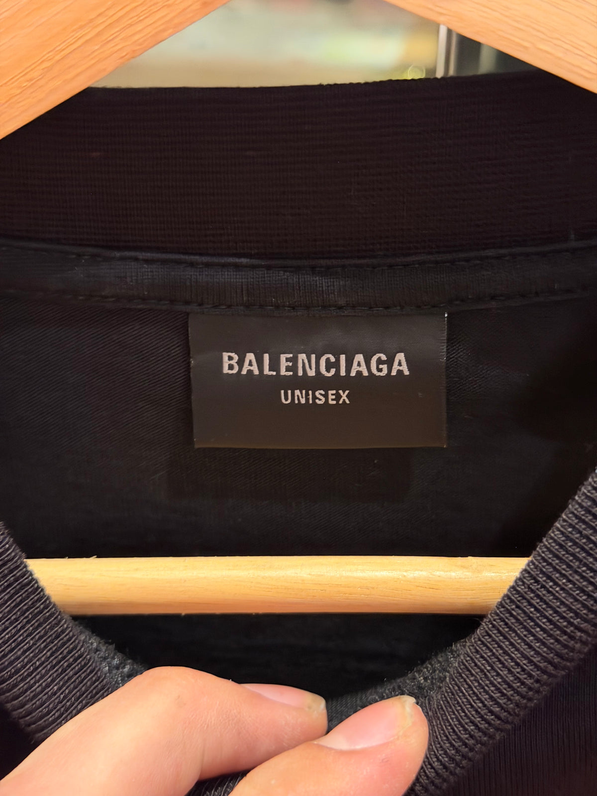 Balenciaga Metal BB Stencil Tee - Black