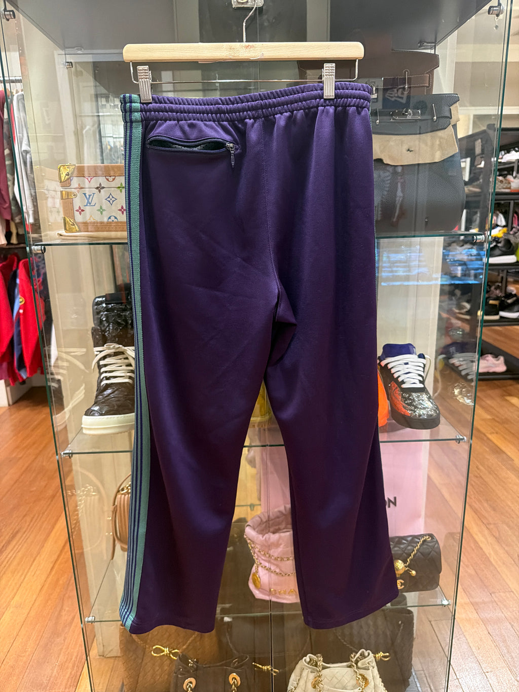 Needles Poly Smooth Track Pants - Eggplant