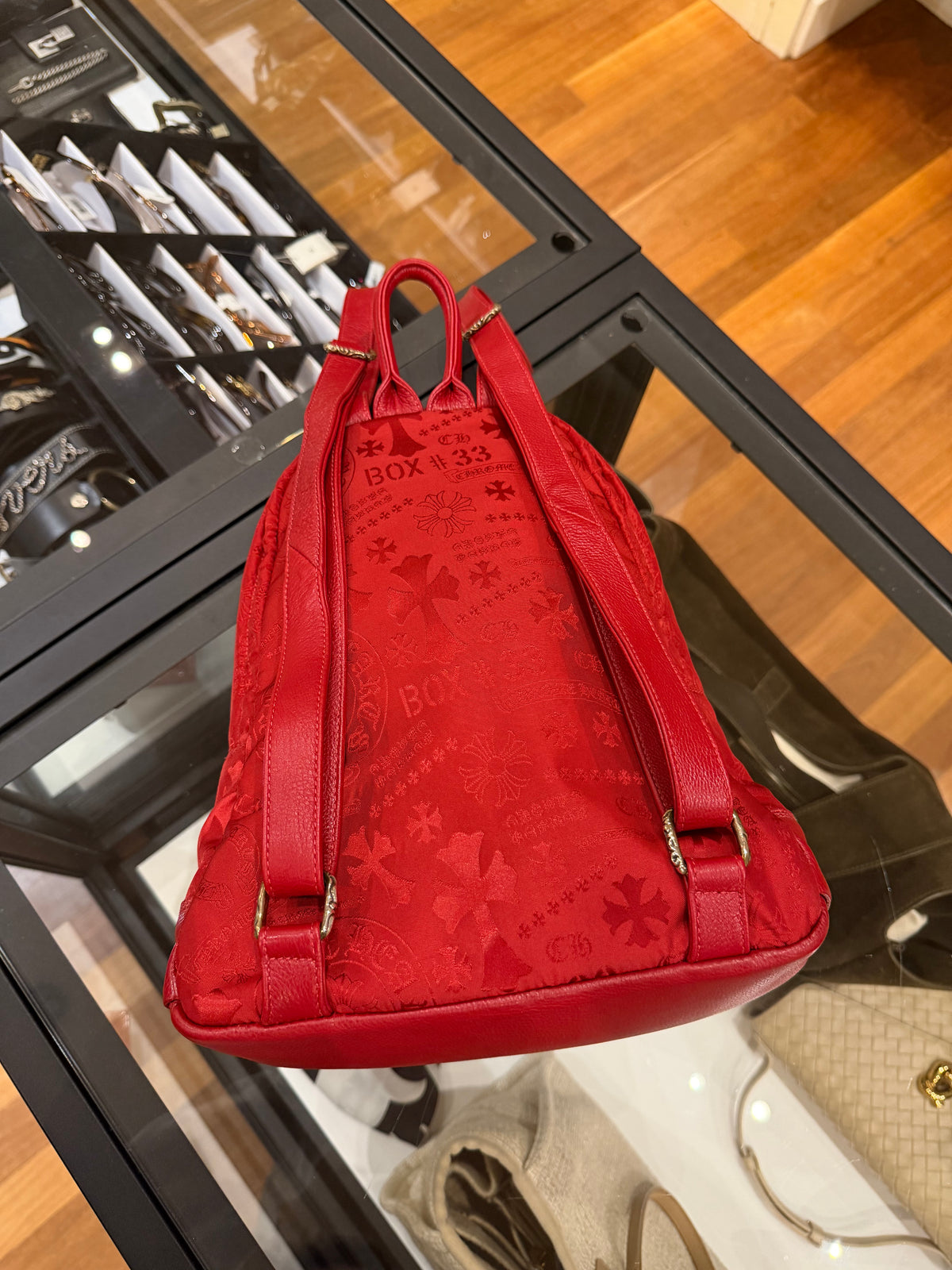 Chrome Hearts Nylon Backpack - Red
