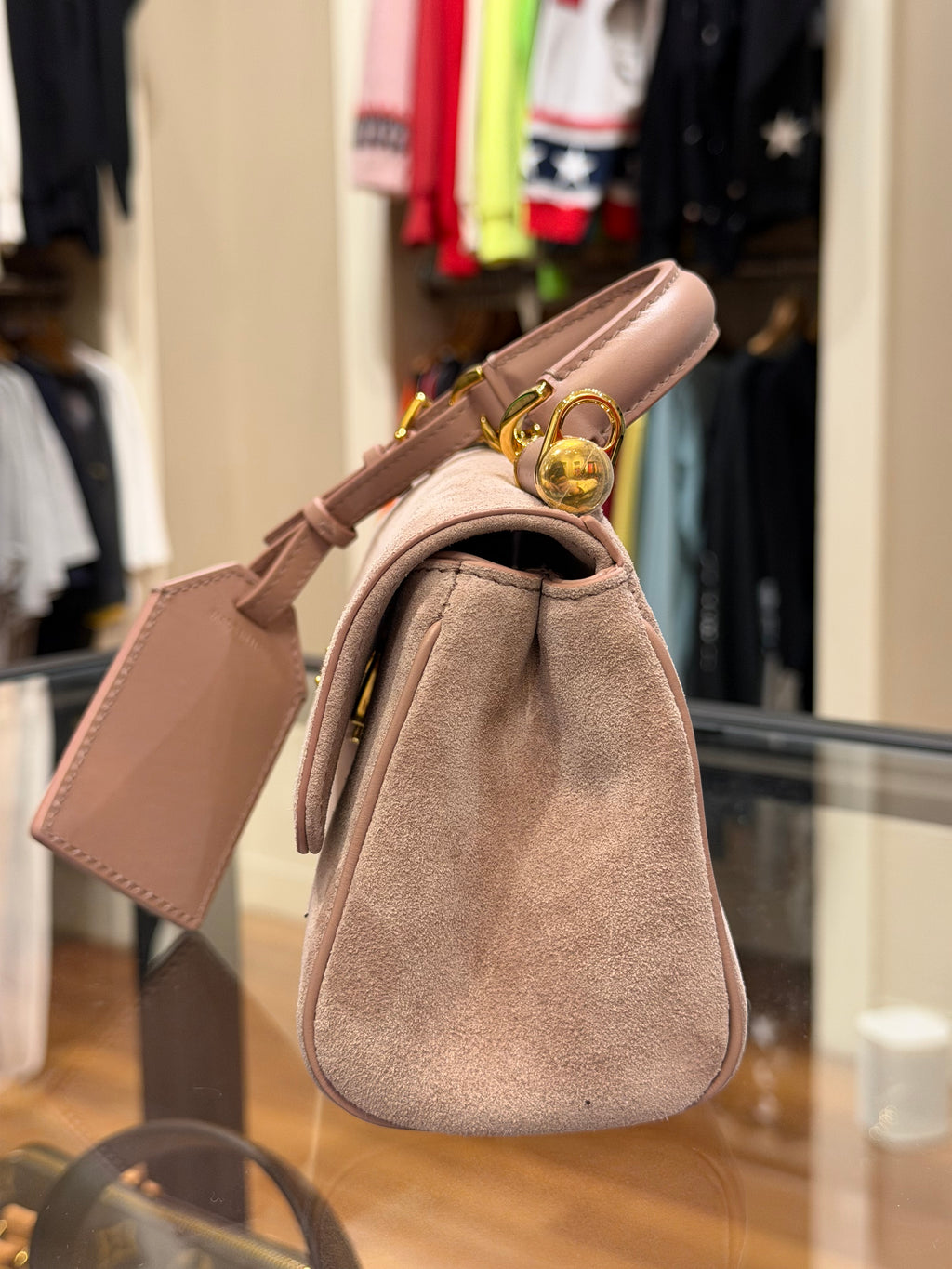 Dolce & Gabbana Mini My Sicily Handbag - Pink Suede