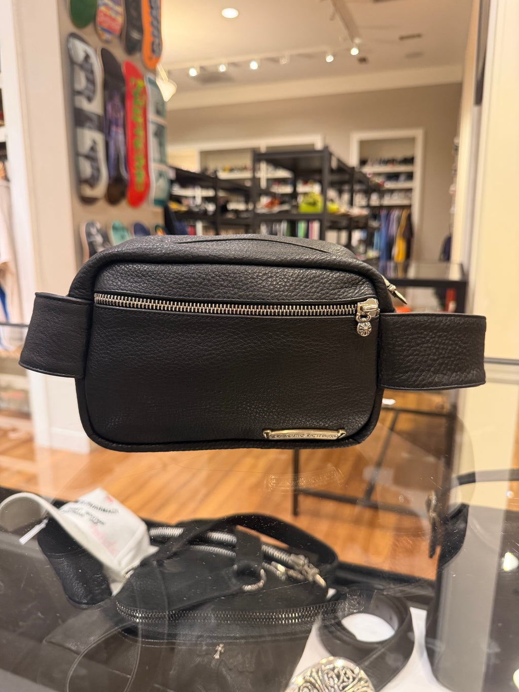 Chrome Hearts Roller Belt Bag - Black