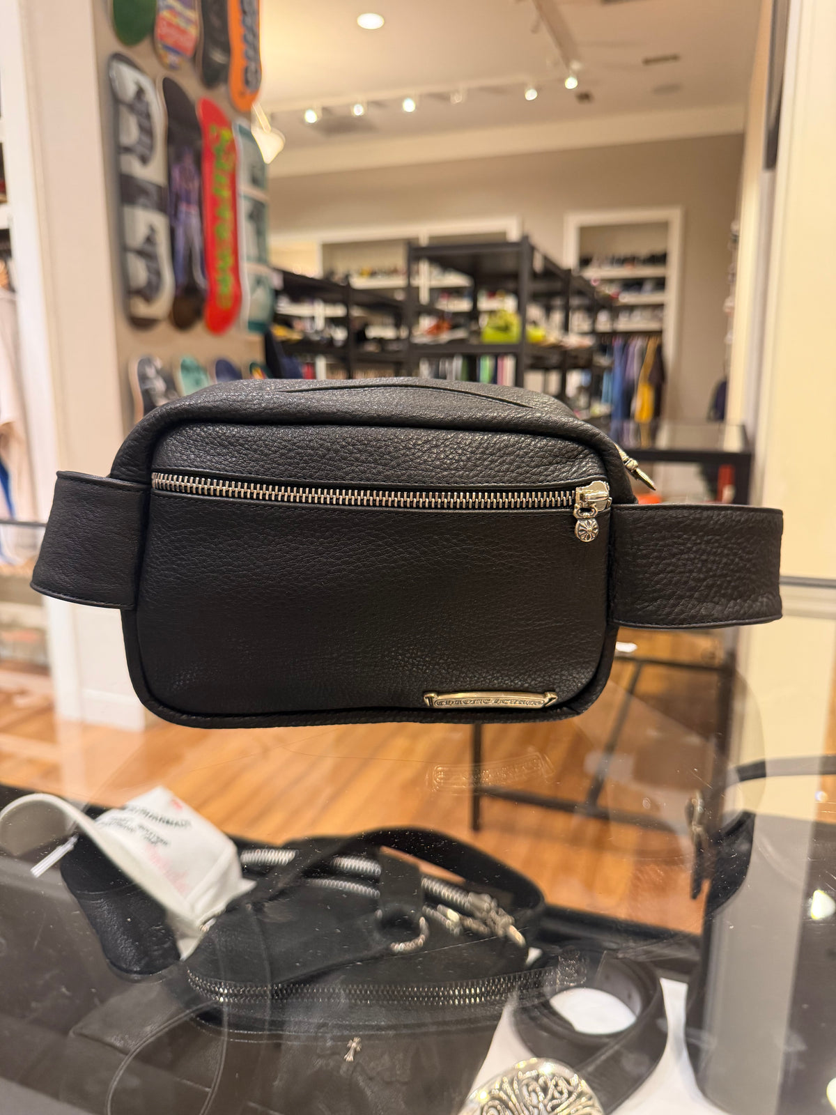 Chrome Hearts Roller Belt Bag - Black