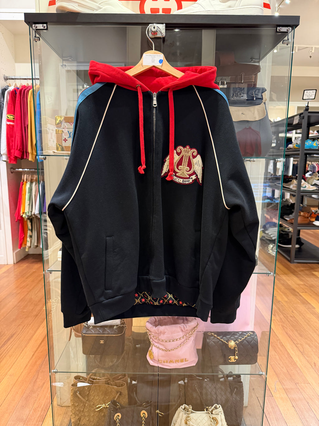 Gucci Band Patch Zip Up
Hoodie
