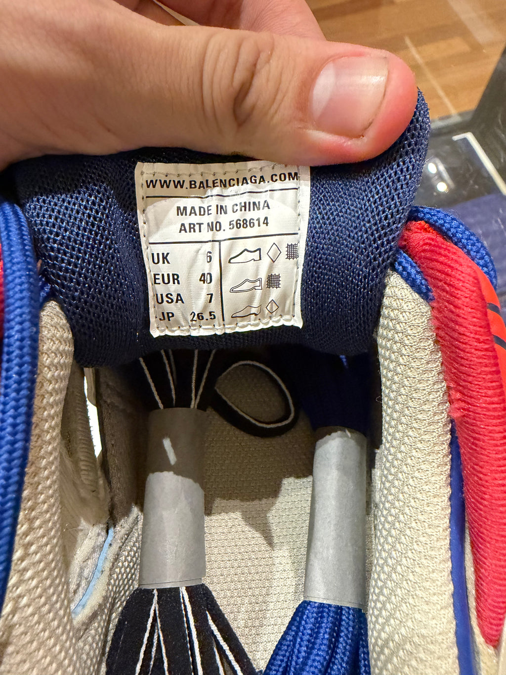 Balenciaga Track 2 Sneakers - Red/White & Blue