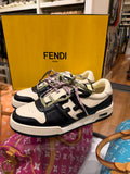 Fendi Match FF Low Top Sneakers - Black/White