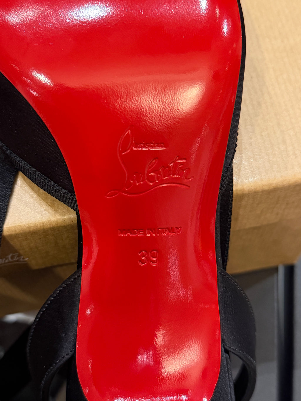 Christian Louboutin Cassia Lace Up Heel - Crepe Satin