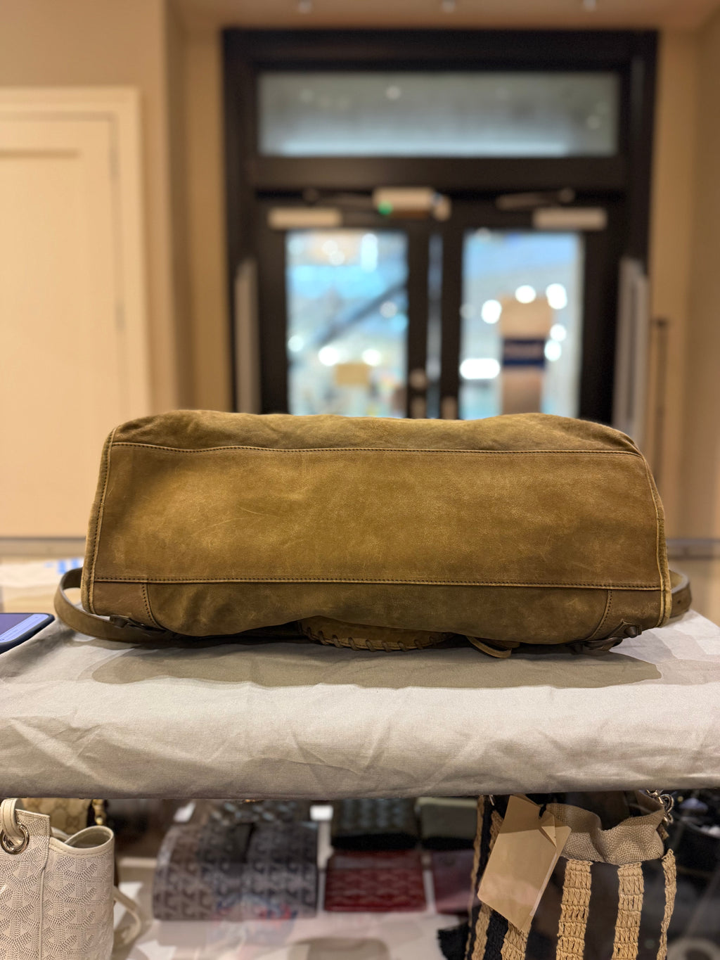 Balenciaga Large Le City Bag - Khaki Green