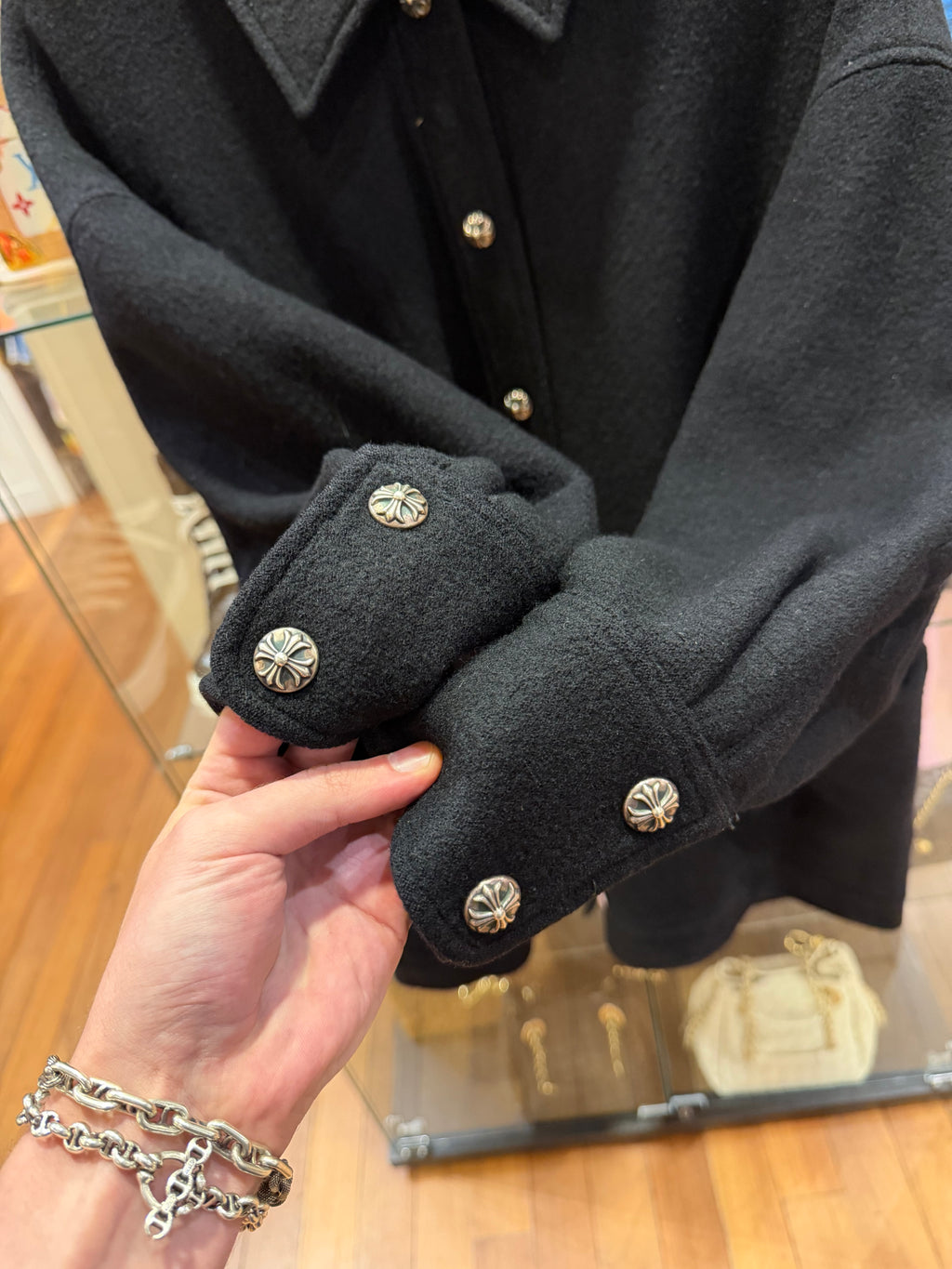 Chrome Hearts ‘Lola’ Wool Peacoat