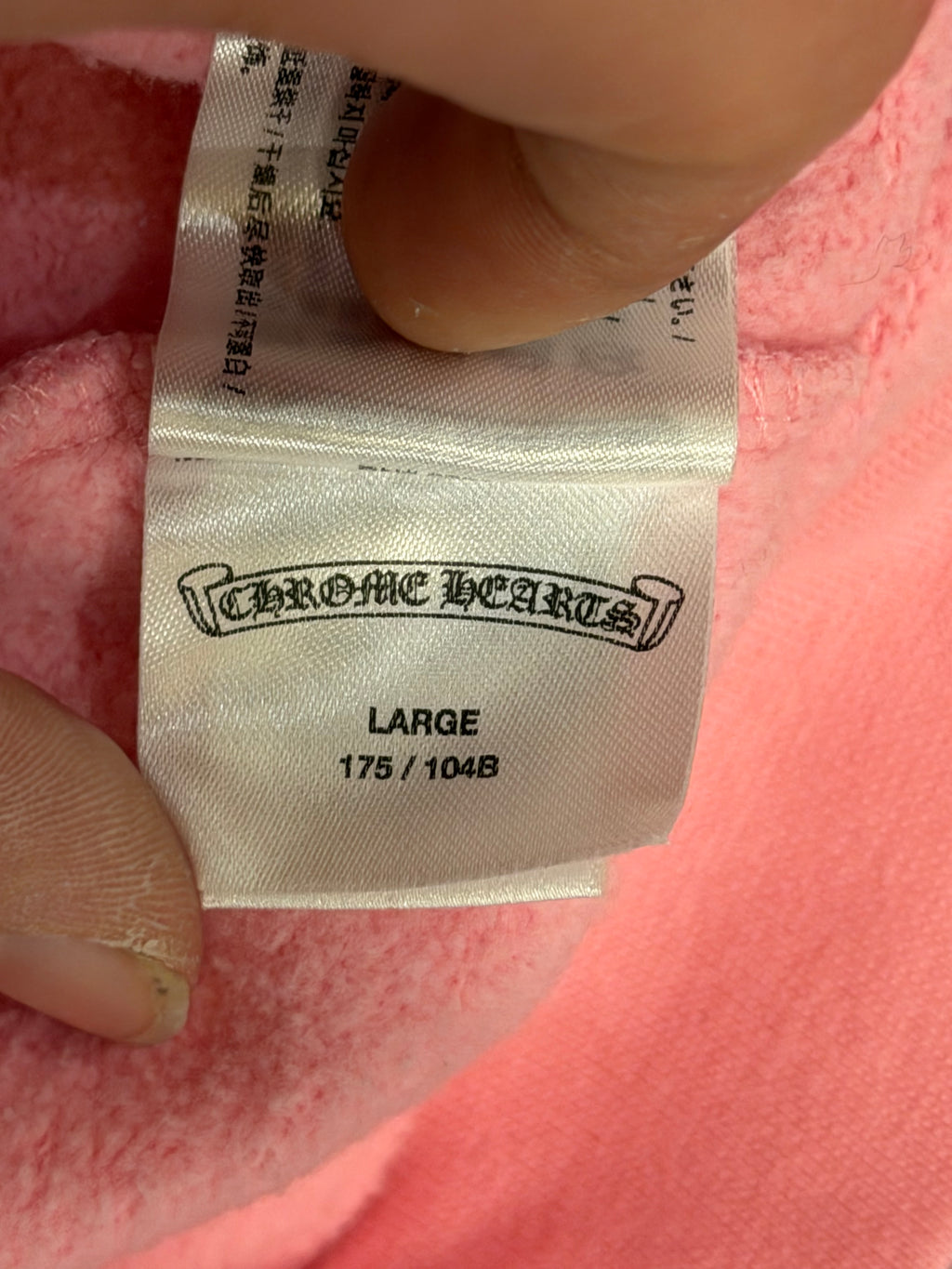 Chrome Hearts Horseshoe Hoodie - Pink