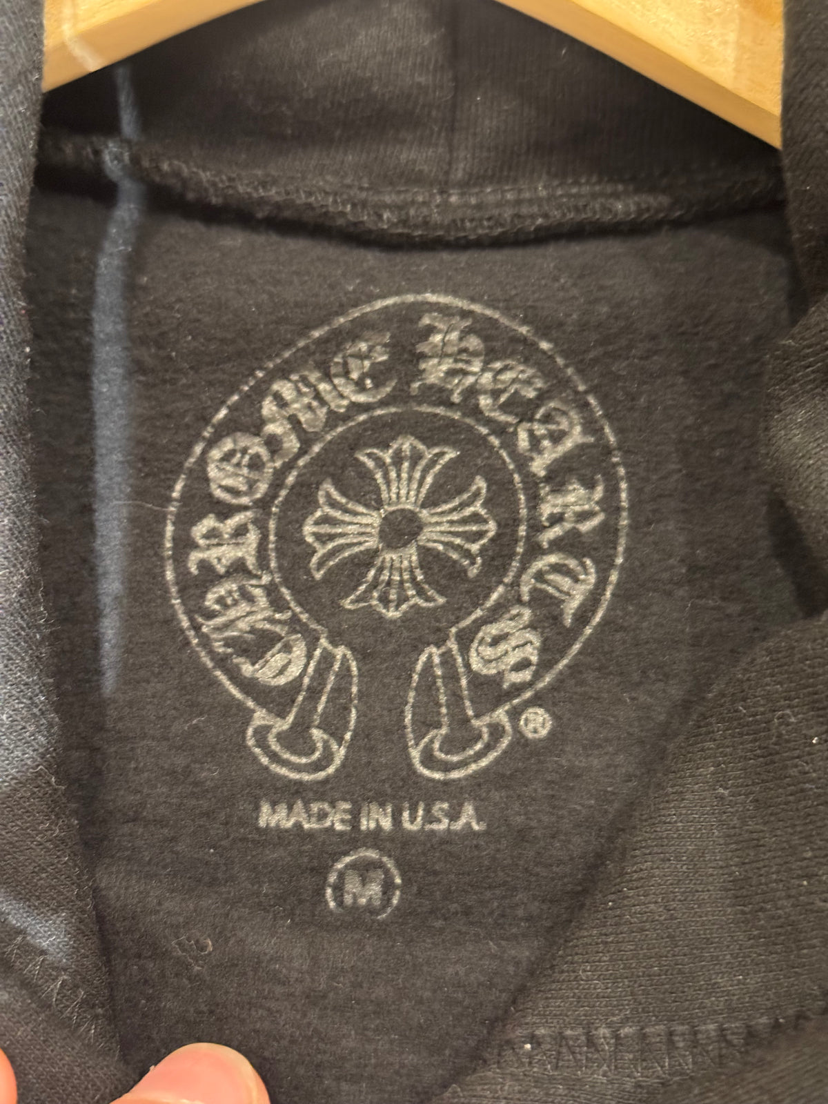 Chrome Hearts Horseshoe Hoodie - Black/Yellow
