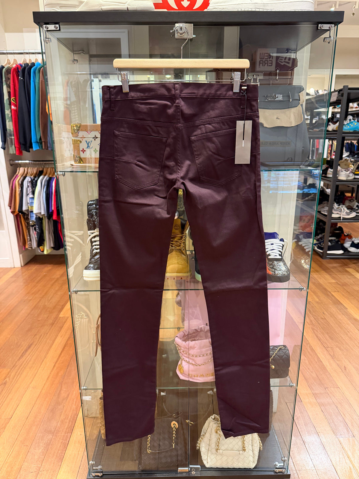 Dior Homme AW11 Stretch ‘Super Slender’ Pants - Burgundy