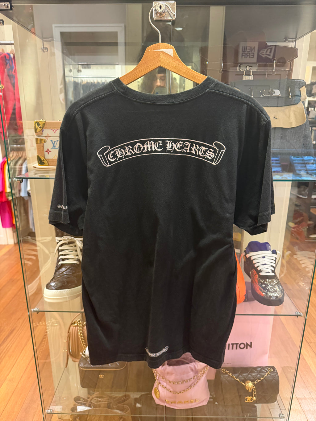 Chrome Hearts Fuck You Scroli-
Black