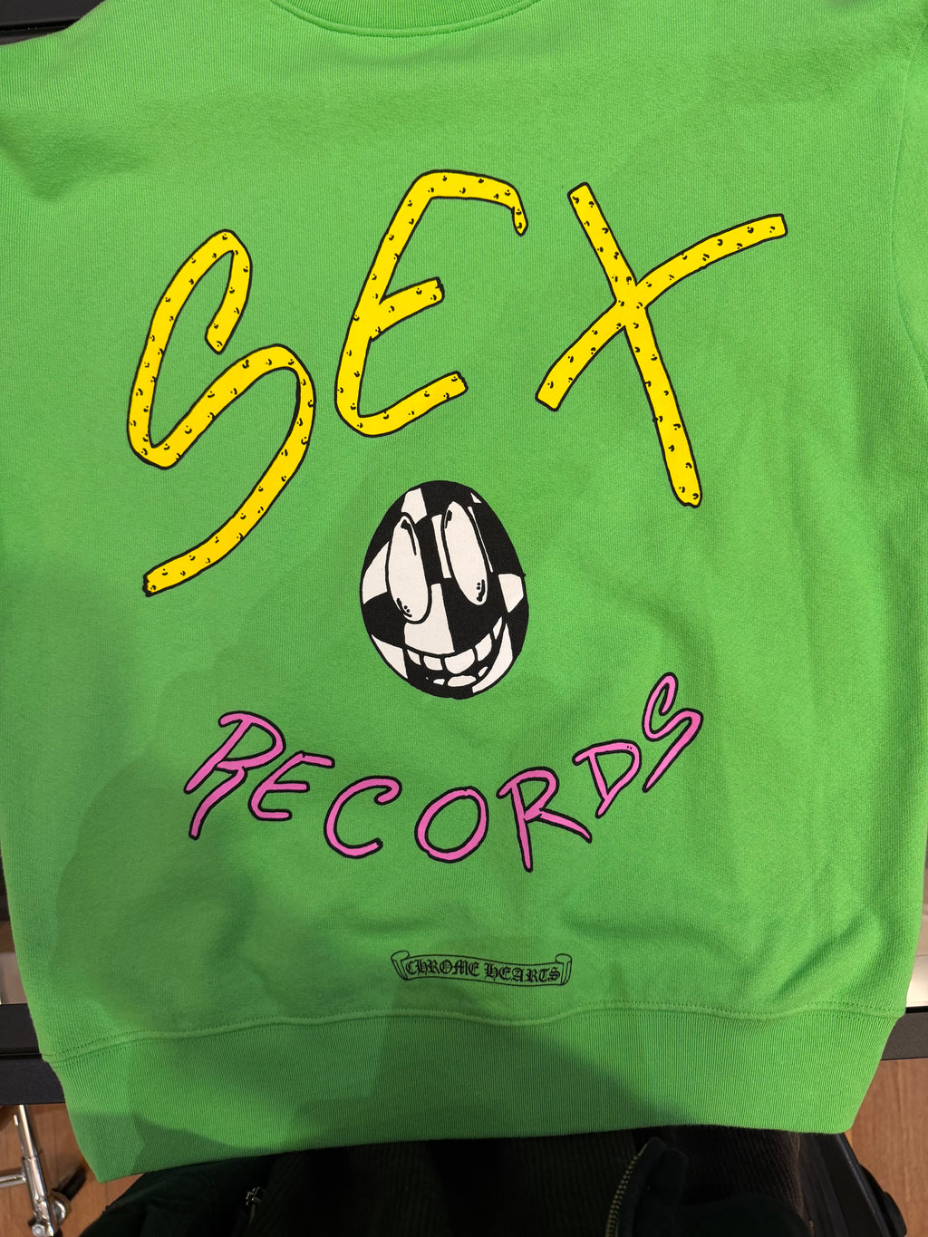 Chrome Hearts Matty Boy Sex Record Crewneck - Green