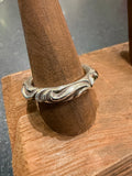 Chrome Hearts Scroll Band Ring Silver - Size 10