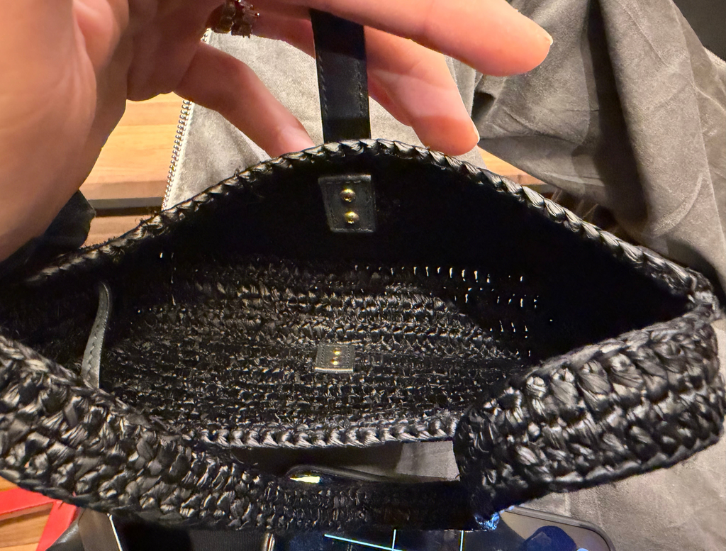 Saint Laurent Raffia Le 5 á 7 Mini