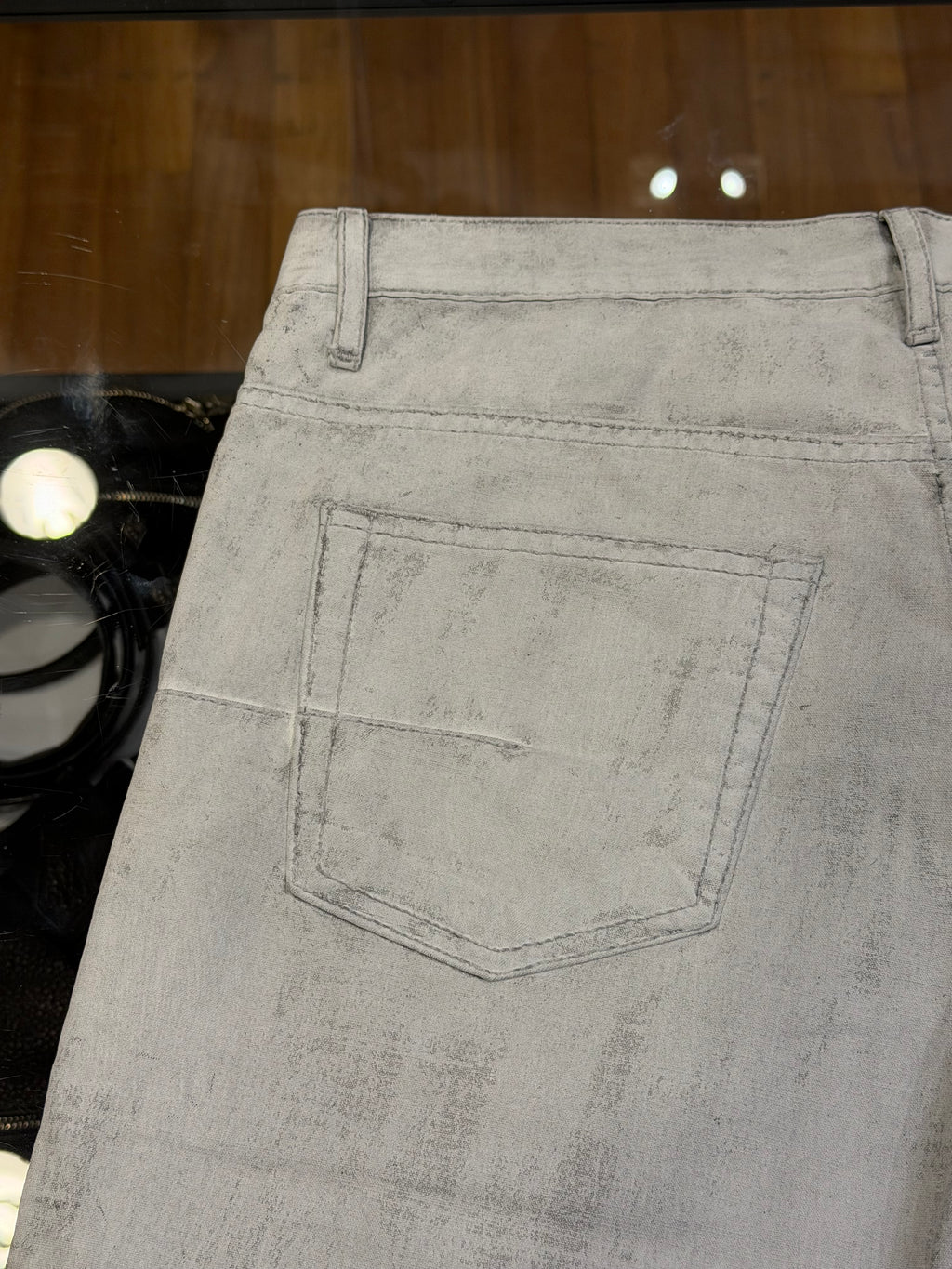 Dior Homme SS06 White Paint Denim Jeans By Hedi Slimane