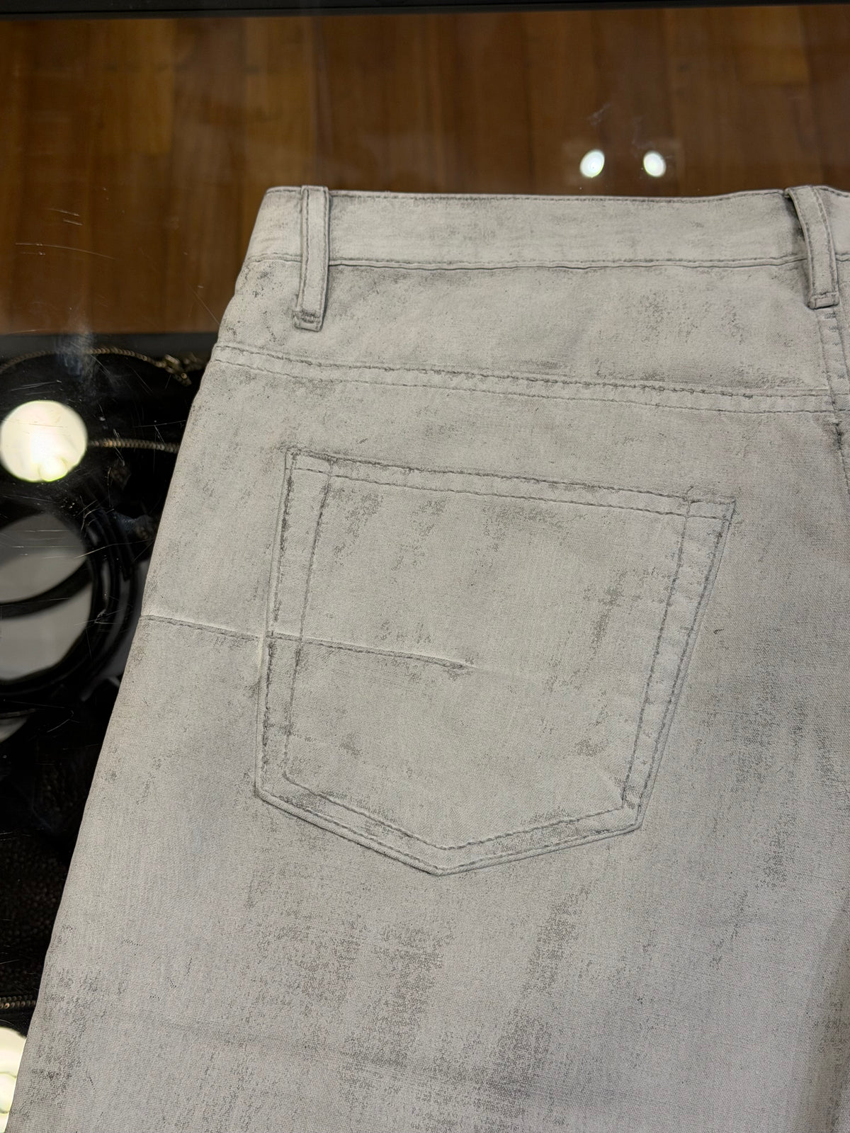Dior Homme SS06 White Paint Denim Jeans By Hedi Slimane