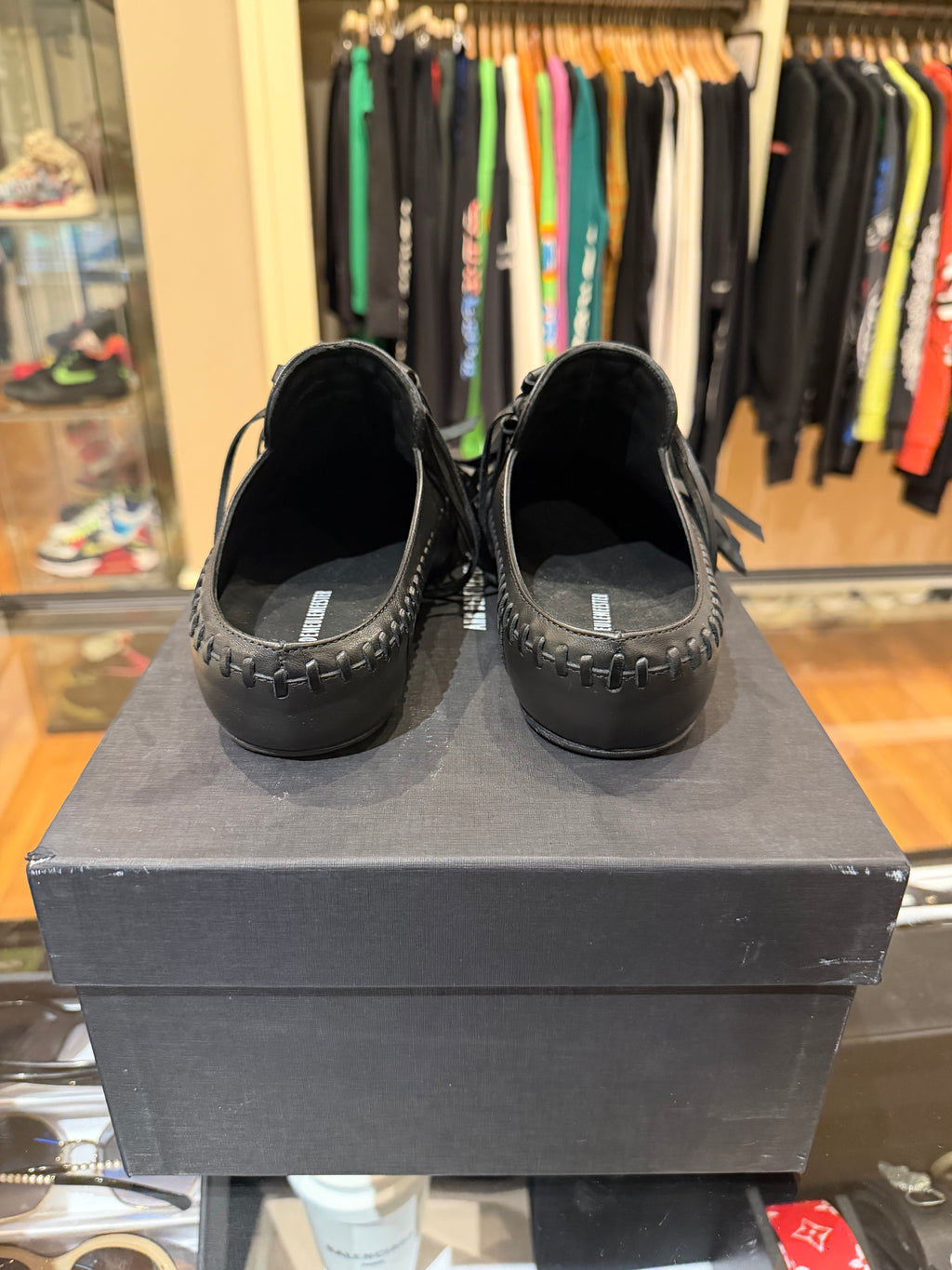 Ann Demeulemeester Fringe Soft Loafers - Black