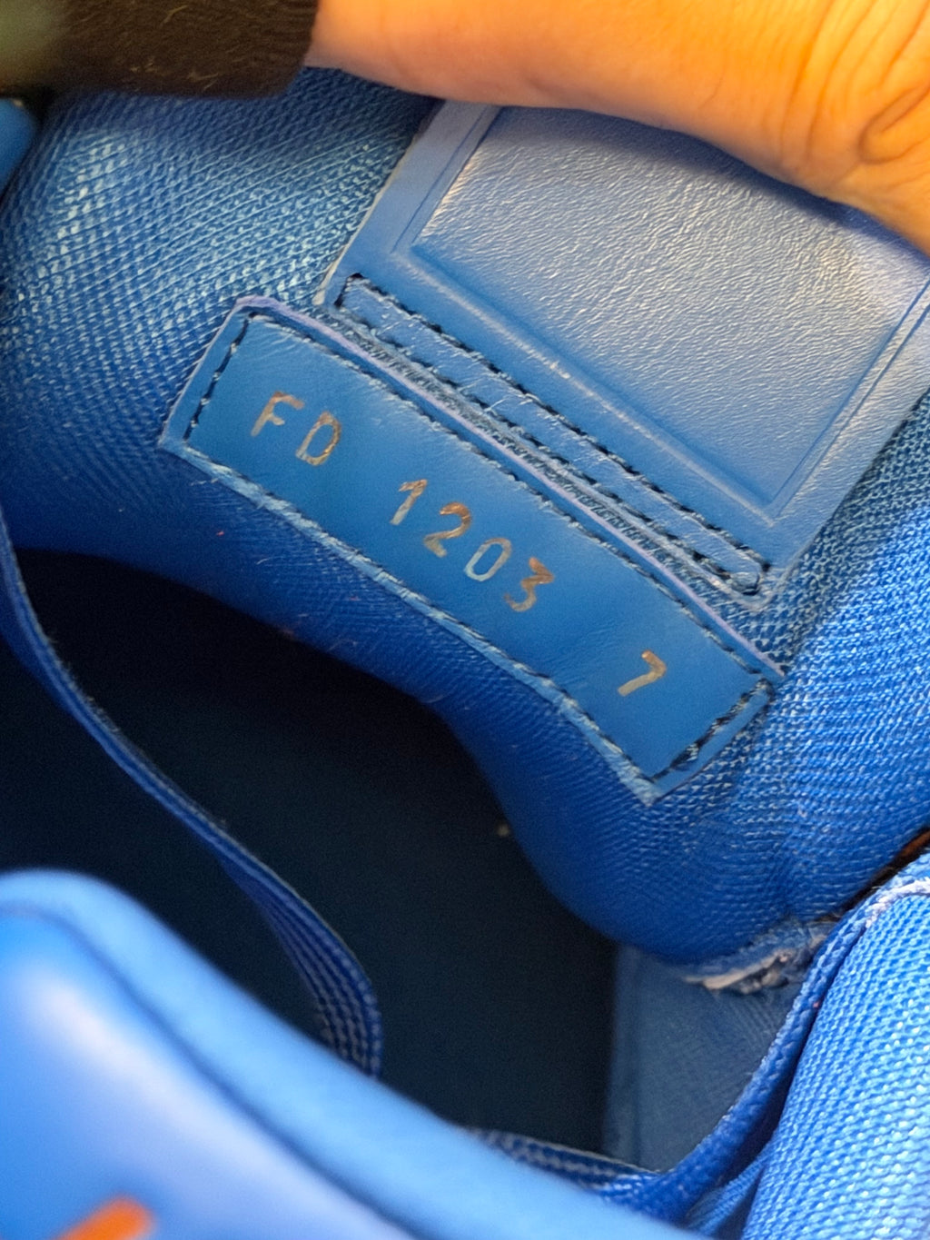 Louis Vuitton Trainer Sneaker - Blue/Brown